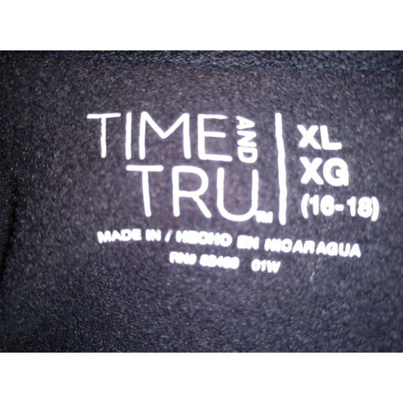 Women's. XL. Hoodie. Gray. Time and Tru. Full zippered. Athletic. Casual. - Picture 2 of 3